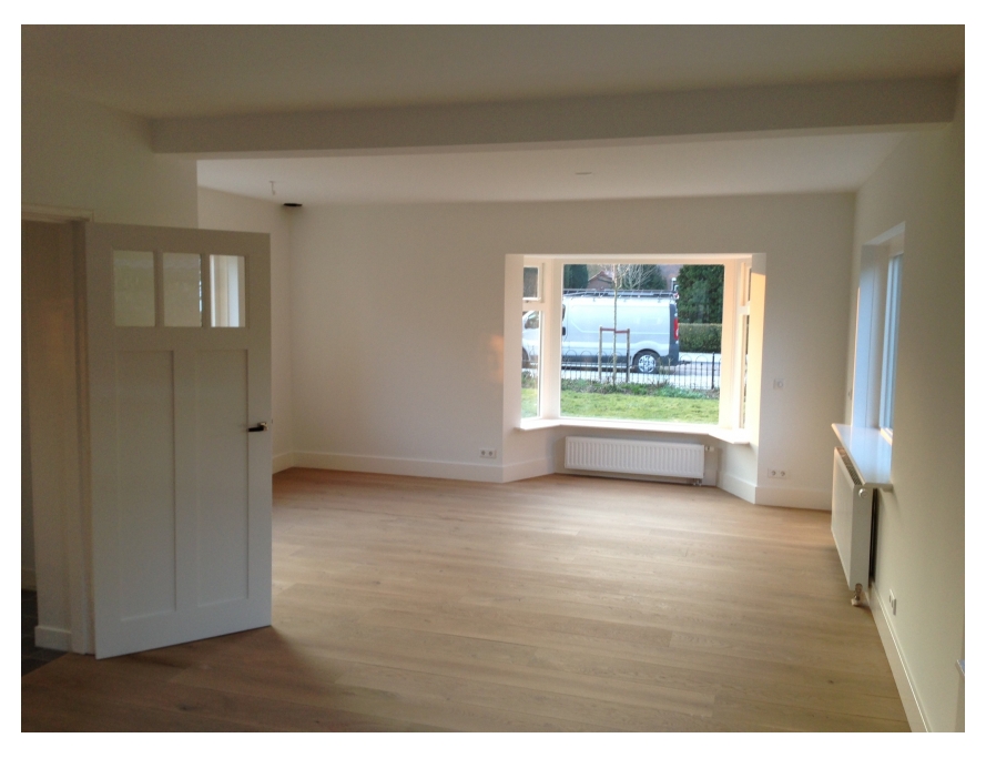 Gespoten huis Geldermalsen - schilder