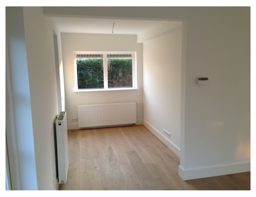 Gespoten huis Geldermalsen - schilder