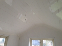 Gespoten plafond huis Geldermalsen - schilder