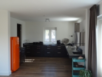 Schilder Aalst - spuitwerk wanden en plafond keuken  